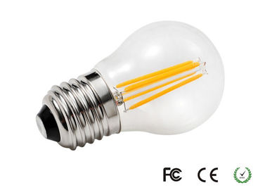 Blanc chaud d'ampoule de filament de la haute performance 3000K E27 C45 4W Dimmable LED