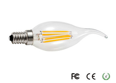 Couleur décorative changeant 4 l'ampoule E26 de bougie de filament de W C35 LED pour la lampe en cristal