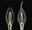Saphir ampoules accrochantes de filament de 110 volts 4000K 2W 35*120mm