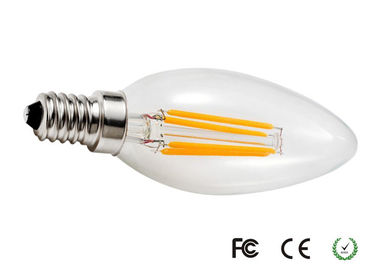 Ampoule unique de bougie de filament de l'économie d'énergie LED 4 watts pour des lieux de réunion
