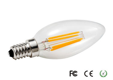 Blanc naturel d'ampoule de bougie de filament d'Edison 4500K E12S 4W LED pour des hôtels