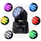La source 7x8w LED de RGBW présentent quatre légers dans un Mini Moving Head