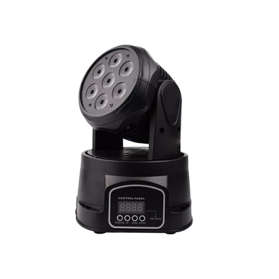 Lumière d'étape de Mini Led Moving Head 7x8W RGBW 4in1 de lavage du contrôle DMX512