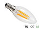 Blanc naturel d'ampoule de bougie de filament d'Edison 4500K E12S 4W LED pour des hôtels