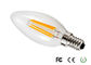 Lampe d'ampoule de bougie de filament de PFC 0,85 4W C35 LED pour l'éclairage résidentiel