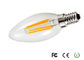 Ampoule à la mode de bougie de filament d'Epistar SMD E12 LED de saphir pour le lustre