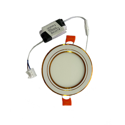 Le panneau de plafond encastré à LED 9W s'allume en alliage d'aluminium + PC